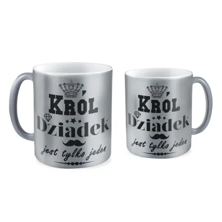 Kubek srebrny dla DZIADKA Król jest tylko jeden